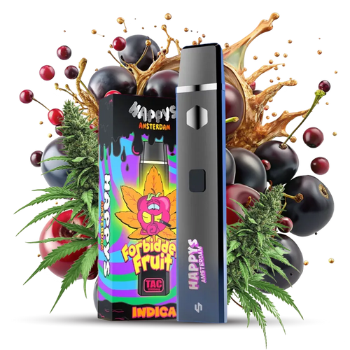 HappyAmsterdam Forbidden Fruit Vape Produktbild mit exotischen Früchten