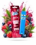 OnlyGrams Mixed Berries Vape Produktbild mit Beerenmix und Cannabis-Blättern